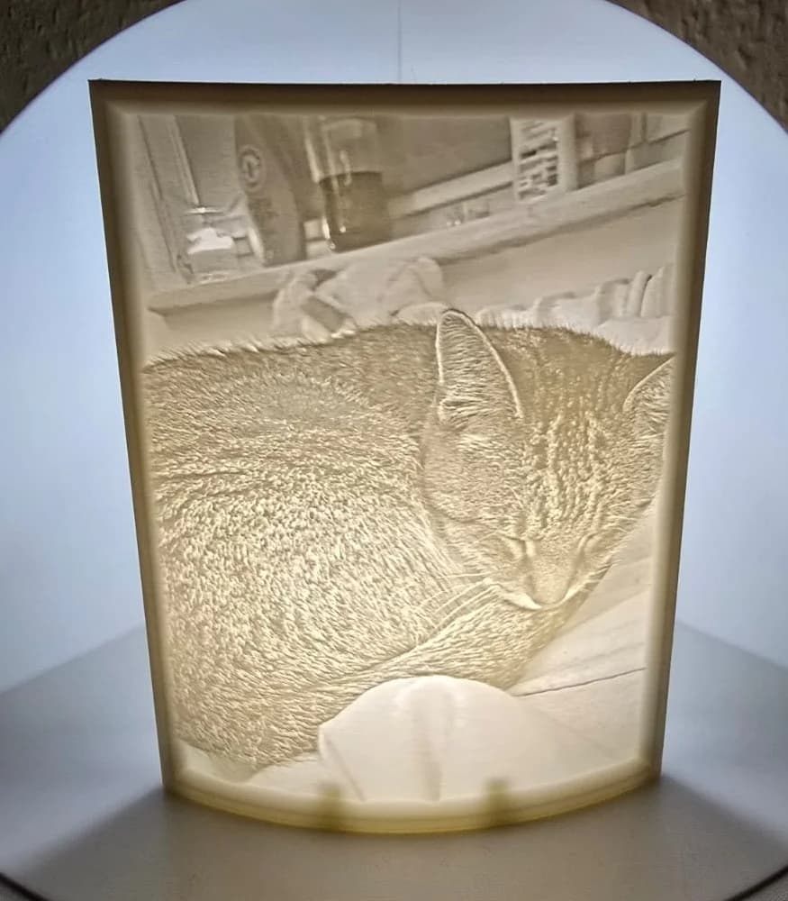 Lithophane (beleuchtetes Bild)